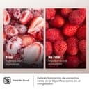 Hisense MC60300E - Frigorífico Combi, Eficiente Clase E, Capacidad 304 L con 186 cm Alto, Cajón Verduras, 4 Estrellas Congelador, Puerta Reversible, Silencioso 39dB, Color Blanco - 6