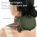 HIHOBDAY Massaggiatore per collo e spalle, a forma di mano per tessuti profondi 4D, con terapia del calore, dispositivo portatile per massaggio elettrico per alleviare il dolore - 7