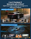 Dash Cam Auto 4G LTE con SIM, Doppia Telecamera per Auto Atti Vandalici, Parcheggio 24/7, Allerte Istantanei, Live-Video & Audio Bidirezionale, GPS, Cloud & SD, Anti-Furto per Flotte & Famiglie - 6