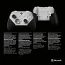 Xbox Controller Wireless, Elite White - per Xbox One, Xbox Series X|S, Windows 10/11, Android, iOS - 8