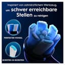 Oral-B iO Ultimative Reinigung, Original Aufsteckbürsten für elektrische Oral-B iO Zahnbürsten, 'Borsten-in-Borsten' Bündel, Schwarz, 4 Stück - 4