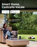 Segway Navimow i105E Robot Tagliaerba Senza Filo Perimetrale, RTK+Vision con Pianificazione Percorso, Auto-Mappatura, Evita Ostacoli Automaticamente, Silenzioso Robot Rasaerba da Giardino, Max. 600 m² - 8