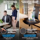 VALKENSTOL M2 Bürostuhl Ergonomisch Testsieger, Einstellbarer für maximale Bewegungsfreiheit, Rückenfreundliche Bürostühle, Lendenwirbelstütze Schreibtischstuhl für Büro und Home Office Chair - 3