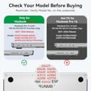 EooCoo Cover compatibile con MacBook Pro 14 Pollici 2026 2025-2023 2021 M5 A3434 M4 A3112 A3185 A3401 M3 A2918 A2992 M2 A2779 M1 A2442 Pro/Max, Custodia Rigido Liscia Lucida - Cristallo Trasparente - 2