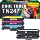 Cool Toner TN247 TN-243CMYK Toner Value Pack Compatible for Brother TN243 DCP-L3550CDW DCP-L3510CDW HL-L3210CW HL-L3230CDW MFC-L3750CDW MFC-L3710CW Ink Cartridges (Black,Cyan,Yellow,Magenta, 5-Pack) - 1