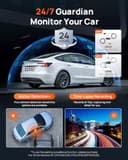 70mai A800SE Dash Cam Car Front Rear 4K UHD+1080P with GPS WiFi, Dual Car Camera with 128GB SD Card, F1.55 Aperture HDR, Night Vision, ADAS, 3 "IPS, 24/7 Parking Monitoring, Supports 512 GB Max - 4