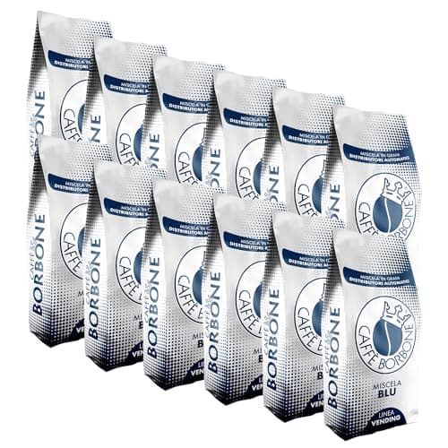 BLAUE Mischung Kaffeebohnen Borbone VENDING 1 kg x 12