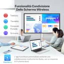 JAV Lavagna Interattiva 43 Pollici Smart Board Certificazione Google EDLA Ruotabile Monitor Intelligente 8+128GB Lavagna Digitale Elettronica per Ufficio Aula Live Streaming (Staffa Parete Inclusa) - 6