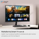 Samsung Smart Monitor M7 (S32FM702), Flat 32'', 3840x2160 (UHD 4K), Smart Hub con AI, Office 365, Gaming Hub, Speaker Integrati, Telecomando, WiFi, HDMI, USB-C - 6