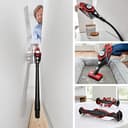 Bosch Akku-Staubsauger Unlimited Gen2 Serie 8 ProAnimal BCS8224PET, Tierhaar-Staubsauger, beutellos, bis 65 Min Laufzeit, mit Wechselakku, Schnellladegerät, Hygiene-Filter, Tierhaar-Bürstenrolle, rot - 12