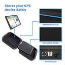 Digicharge Black Hard Carry Case For Garmin DriveSmart 66 65 60LM 61 LMT-S Drive 60LM 61 LMT-S Dezl LGV610 CamperVan Fleet 660 670V 670 Camper 660LMT-D With Accessory Storage and Lanyard - 2