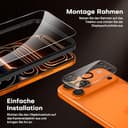 SPARIN Panzer Schutz Glas für iPhone 17 Pro Max, mit Montagerahmen, 3 Stück Schutzfolie und 3 Stück Kameraschutz, 9H Härte, Kratzfest, Stoßfest, HD-Klar, Blasenfrei - 4