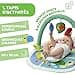 Chicco Next2Me 3-in-1 Babygym - Zacht Gewatteerd Speelkleed - Afneembare Speelboog - 2 Hangers & 1 Rammelaar - Inclusief Bedpaneel - 0+ Maanden - Kleurrijk - 80 x 60 cm - 3