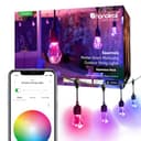 nanoleaf Matter Essentials, 15M Outdoor LED String Lights Expansion Pack (RGBICW) - Smart Multicolor Lights with 16M+ Colours, IP65 Waterproof, 20 addressable LED Bulbs, WiFi, Bluetooth & Matter - 1