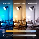 Osram SMART LED Lampe A60 Kolbenform E27, 9W ZigBee 3.0, RGBW 16 Mio. Farben, dimmbar, App Steuerung, Alexa - 3