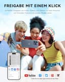 ROSPE USB Stick 128 GB für iPhone, MFi-zertifizierter Lightning Speicherstick, 3-in-1 Flash-Laufwerk für iOS/Android/PC, USB 3.0 High-Speed Memory Stick iPhone Externe Speichererweiterung, Aschblau - 6