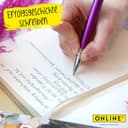 ONLINE Kugelschreiber Vision Nature Walnut I Eleganter Drehkugelschreiber aus Holz und Metall in hübscher Geschenkbox I Kulli mit internationaler Großraummine in Strichstärke M, Schreibfarbe schwarz - 3