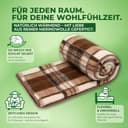 Best Wool Manta de Lana Merino 180x200 cm - Mantas para Sofa de 100% Lana de Oveja Merina - Peso 500g/m2 - Material Transpirable - 9