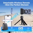 Magnetic Phone Camera Grip,Shutter Grip for iPhone 17 Pro Max with Bluetooth Remote & 1/4" Tripod Screw for iPhone 16 15 14 13 & Android Smartphone Camera Handle Holder for Video Photo Fun Shooting - 4