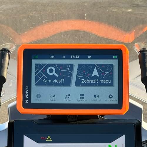 Motorcycle Navigation Bumber Case | Compatible with Garmin Zumo XT / XT2 (Orange, Compatible with Garmin Zumo XT2)