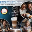 Piebert Milchschlauchset 200425 für Jura ENA E8, GIGA 6 10 W10, IMPRESSA J6 J8 J8twin Z5 Z6 Z7 Z8 Z9 Z10, S8 S80 WE8 (3x Milchschlauch 38cm, 6x Anschlussnippel, Reinigungsbürste) - 6