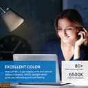 Linkind Dimmerabile Lampadine LED E27, Golf P45/G45, 4,2W(Equivalenti a 40W), Luce Bianca Fredda 6500K, 470 Lumen, Pacco da 6 - 6