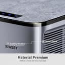 Proyector 【Google TV/1500 ANSI/Gira 360°】 XIWBSY Proyector 4K Soporte Auto Focus/Keystone, WiFi 6 Bluetooth, 38000 Lúmenes, Control por Voz Projector Netflix Oficial, Portatil Proyectores Video - 2