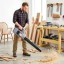 Outsunny Soffiatore a Batteria 36V, Soffiatore Foglie con 2 Batteria 4Ah, Motore Brushless 1000W, 3 Livelli Velocità 270 km/h, Turbo Boost, Caricabatterie, Leggero, per Giardino Foglie Neve Polvere - 9