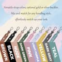 Pelle PU Borsa Tracolla In Pelle PU Cinghia Da Tasca Tracolla Per Cambiare Tracolla Per Borse Donna Ampio Colorato PP-LT-0005-013 - 4