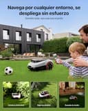 Segway Navimow i208 LiDAR con Garage M Kit, Robot Cortacésped sin Cables para 800 m², LiDAR y Sistema de Visión Dual, Cartografiado Automático con 1 Toque, Ruedas Todoterreno (Envío por Separado) - 4