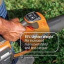 Husqvarna Leaf Blaster 350iB - Soplador de Hojas inalámbrico Alimentado por batería, 200 mph 800-CFM, soplador de Hojas sin escobillas, batería de Iones de Litio de 40 V y Cargador incluidos - 2