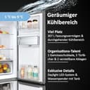 Haier CUBE 83 SERIE 7 HCR7818DWPT Frigorifero Congelatore/Particolarmente efficiente dal punto di vista energetico/Distributore di acqua/Daylight/HumidityZone/Air Surround/Nero opaco - 3