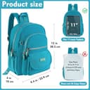AOTIAN Nylon Lightweight Sturdy Little Casual Backpack 7 L Turquoise - 3