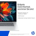 HP OmniBook 5 Next Gen AI Laptop PC, 16 Zoll 2K OLED Touch, Snapdragon X1-26-100 Prozessor (45 NPU-Tops), 16 GB LPDDR5x RAM, 512 GB PCIe SSD, Qualcomm Adreno GPU, Windows 11 Home, QWERTZ, Silber - 10