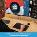 Wacom Intuos Pro Medium – Innovatives Grafiktablett inkl. Wacom Pro Pen 3, kompakt & leicht – Vielseitige Wahl als Zeichentablett für Illustratoren, Designer & Bildbearbeiter - 3