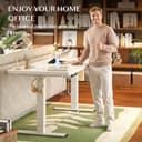 FLEXISPOT E1 PRO Scrivania Regolabile in Altezza con 2 Motori con Memoria Automatica Intelligente Standing Desk Scrivania Elettrica Scrivania Motorizzata - 10