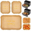 180 Stück Backpapier für Heißluftfritteuse Cosori 10l, Airfryer Backpapier Heißluftfritteuse für Cosori Dual Blaze Twinfry 10l, Air Fryer Paper Airfryer Zubehör - 1