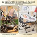 Baby Rocker recargable, Mecedora Automática para Cochecito de Bebé, Ayuda para Dormir Bebés, Intensidad ajustable, Ruido Blanco, Apagado temporizado, Universal Carrito de Bebé, Columpio para cochecito - 5