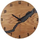 Beflourish Wanduhr Ohne Tickgeräus Holz Modern Wanduhren für Büro, Wohnzimmer, Küche, Schule Kinderzimmer (30cm) - 1