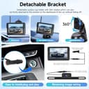 Senza Fili Digitale Telecamera di Retromarcia Kit con 5 Pollici IPS Monitor, IP69 Impermeabile, Visione Notturna, Grandangolo per Piccola Auto e Piccolo Camion, Veicoli da Lavoro, Grandi Camion, ecc. - 5