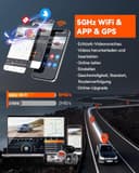 VANTRUE N5 4 Kanal 2.7K STARVIS 2 Dashcam Auto 1944P+ 3 Lens 1080P Dash Cam Vorne Innen Hinten, 5.8GHz WiFi, IMX675 HDR Nachtsicht Dash Camera Auto 24H Parkmodus, Sprachbefehle, Max 1TB - 6