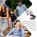 COYUN 2 Pcs Spille Zaino, Spille Smaltate, Creative Distintivi Satirici Divertenti, Funny Enamel Pin Metal Personalizzata Spilla, Piccole Spilles, Per Zaini, Cappelli e Decorazioni Di Abbigliamento - 6