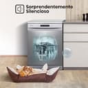 Hisense HS622E10X - Lavavajillas, Capacidad para 13 servicios, 60 cm, Programa ECO, Silencioso, 2, Filtro autolimpiable, Contador digital, Libre instalación, Inox - 5