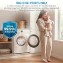 Midea Lavadora 8kg Carga Frontal 1950W, 1350 rpm con Motor Inverter - Lavadoras con 15 Programas y Tecnología Healthguard - Washing Machine Bajo Consumo, Lavado Rápido, Función Vapor y Modo Eco - 9