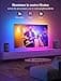 Govee LED TV Retroilluminazione 4.6M, Striscia LED RGBIC per TV da 70-80 pollici, Luci LED con Bluetooth e Wi-Fi, Funziona con Alexa e Google Assistant, 219+ Modalità Scena, Alimentazione Adattatore - 6