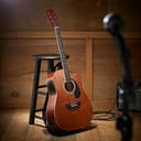 Ashthorpe Dreadnought Cutaway Akustikgitarre mit Cutaway, Premium-Klangholz, Braun - 2