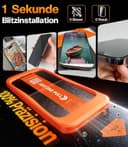 TORRAS Präzise für iPhone 17 Pro für Panzerglas [Full Screen] Exklusive Schutzfolie für iPhone 17 Pro Folie 9H+ glas [Nr.1 Stoßfest], Auto Montage, Kompatibel mit Hülle, 2 Stück - 6