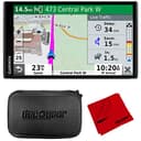 Garmin DriveSmart 65 & Traffic 6.95" Display GPS Navigator with 7" EVA Case Bundle - 1