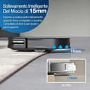 ECOVACS DEEBOT X2 Omni Robot Aspirapolvere Lavapavimenti con Stazione Svuotamento/Lavaggio Automatico, 8000Pa, Sottile Quadrato, Sollevamento Mop 15mm,Lavaggio Acqua Calda, Evitamento Ostacoli, YIKO - 4