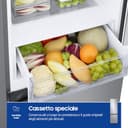 Samsung EcoFlex AI Frigorifero Combinato RB38C600DSA/EF, Wifi, All-Around Cooling, Space Max, Total No Frost, 390 L, LxAxP: 59,5 x 203 x 65,8 cm, Silver Inox - 6